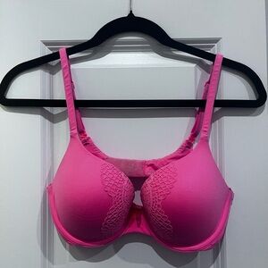 Pink Lace Women's Bra